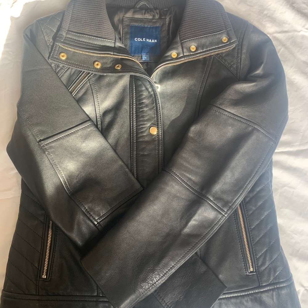 Cole Haan Leather Jacket